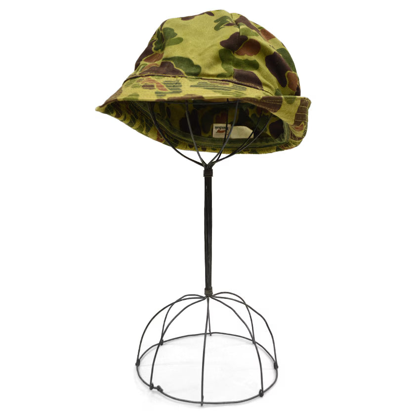 70's Duxbak Duck Hunter Camo Hunting Hat... 71/2