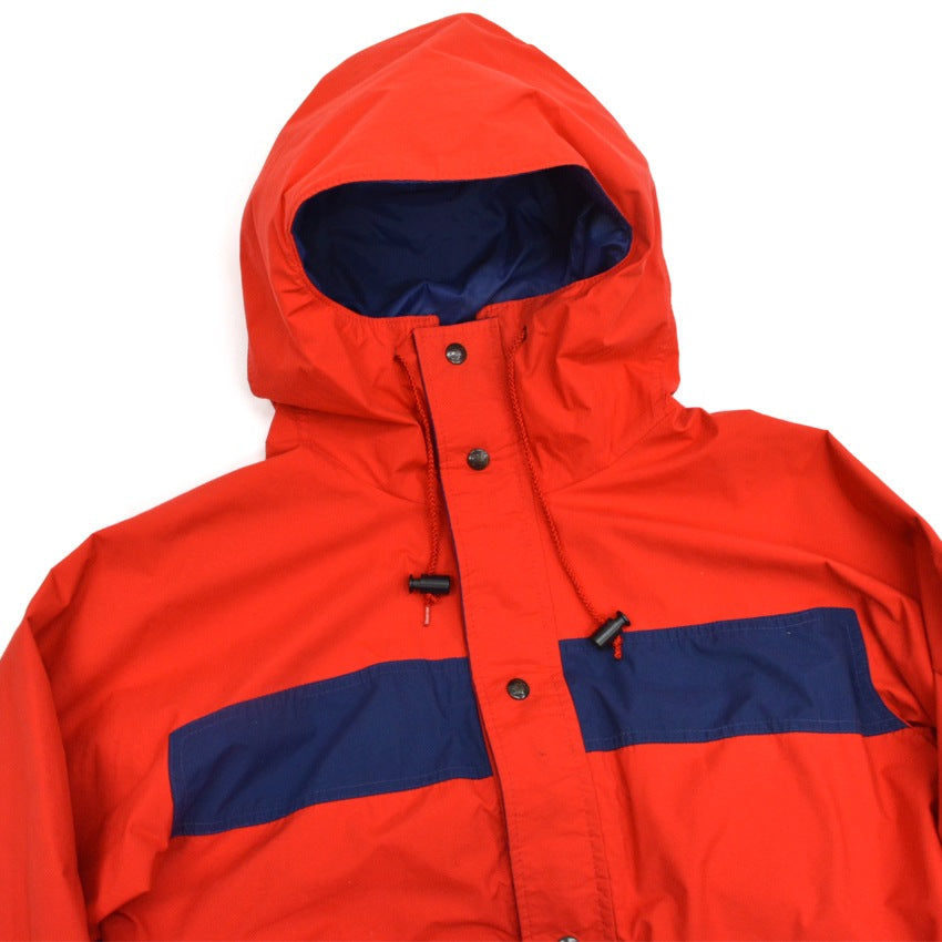 80's Eddie Bauer Red x Navy Two-Tone Mountain Parka... Size M