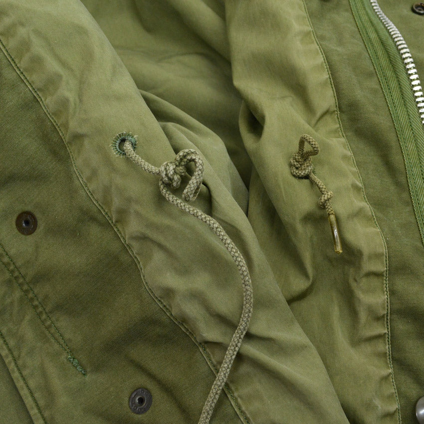 60's US ARMY M-65 2nd Aluminum Zipper... MS