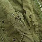 60's US ARMY M-65 2nd Aluminum Zipper... MS