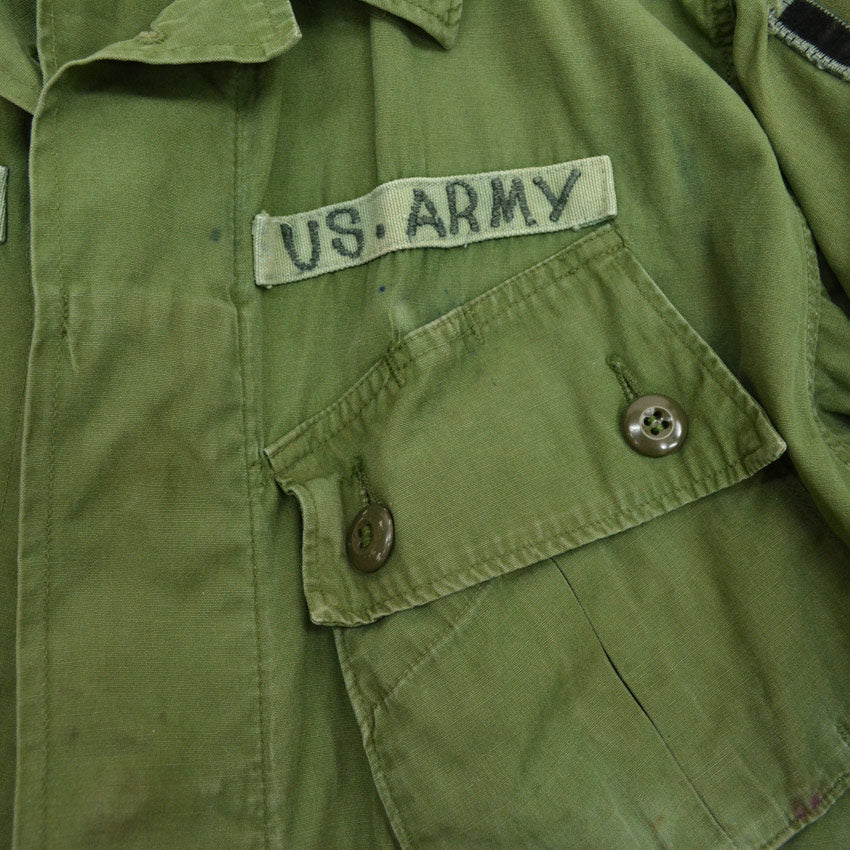 60's US ARMY Jungle Fatigue First... S