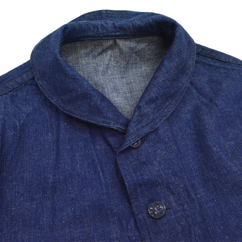 1940s US Navy Shawl Collar Denim Jacket, Mint Condition...
