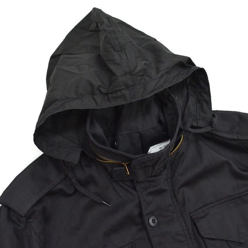 90's Deadstock ALPHA M-65 Black ALL COTTON ... SR