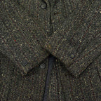 1950s University Town Salt and Pepper Wool Tailored Jacket...