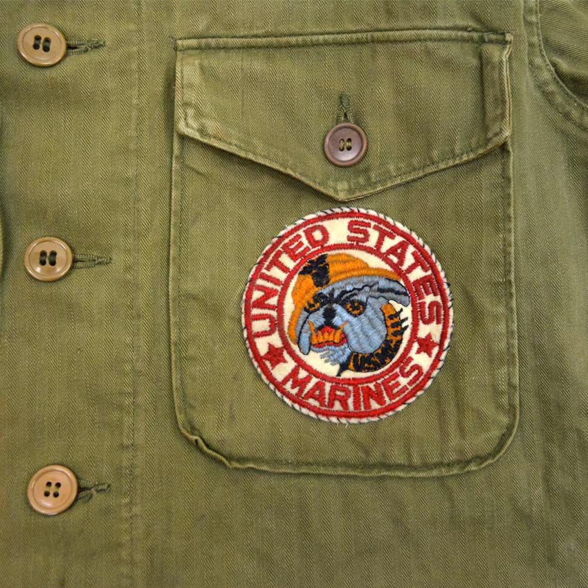 1940s USMC HBT Shooting Jacket...