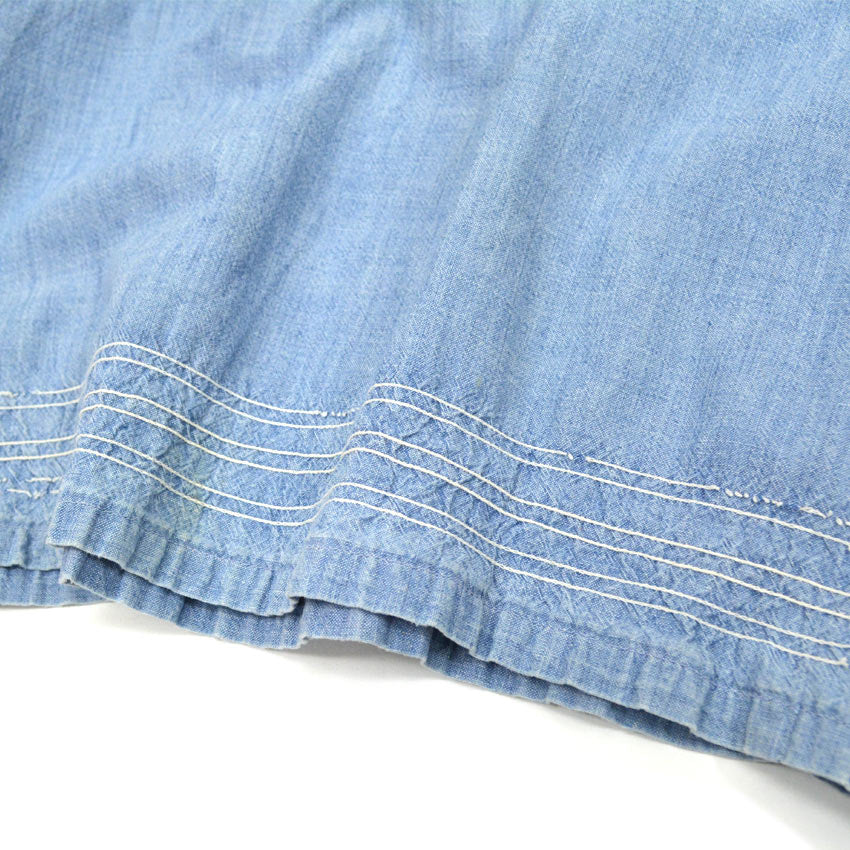 50's BIGMAC PENNEY'S Italian Collar Chambray Shirts...