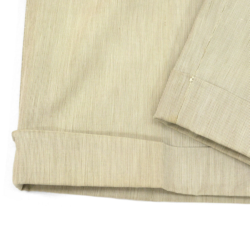 60's LEVI'S Casuals Brown Pin Stripe Cotton Slacks... 31×29