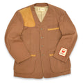 60's david church No Collar Gabardine Shooting Jacket...