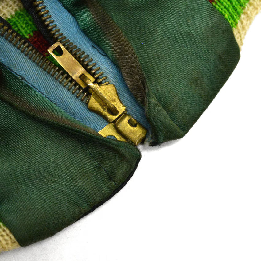 1940s- JAPAN SOUVENIR JACKET (Sukajan) with double-sided patch pockets and TOYO zipper...