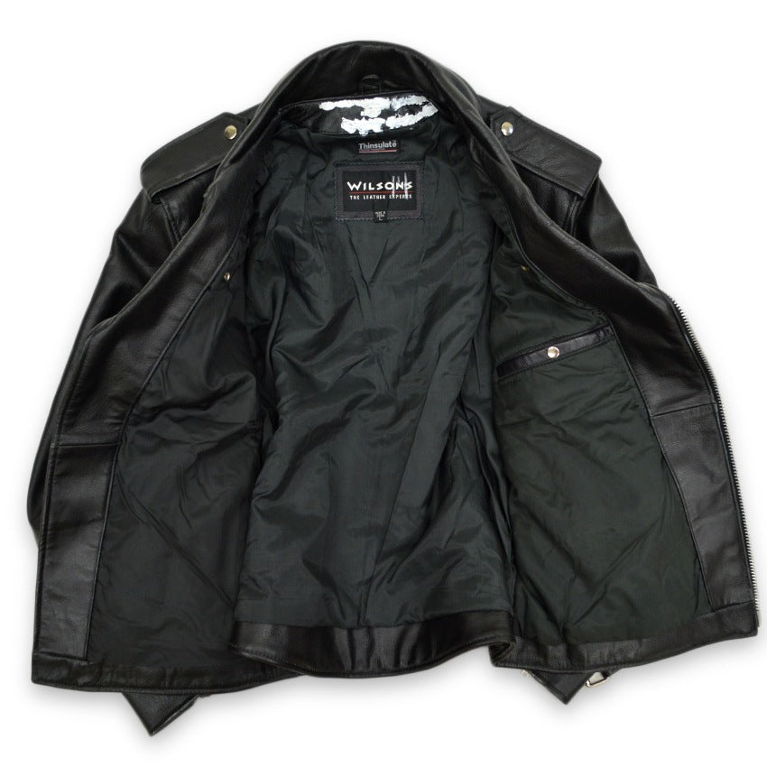 1990's WILSONS THE CRICKET Buddy Holly RIDERS JACKET... L