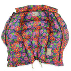 1970's GERRY HIPPIE FLOWER PATTERN ALL OVER PRINT DOWN JACKET...