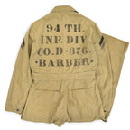 1940's USARMY 94th Infantry Division BARBER SUITS...