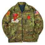 1960's~ USMC VIETNAM WAR EMBROIDERY TOUR JACKET...
