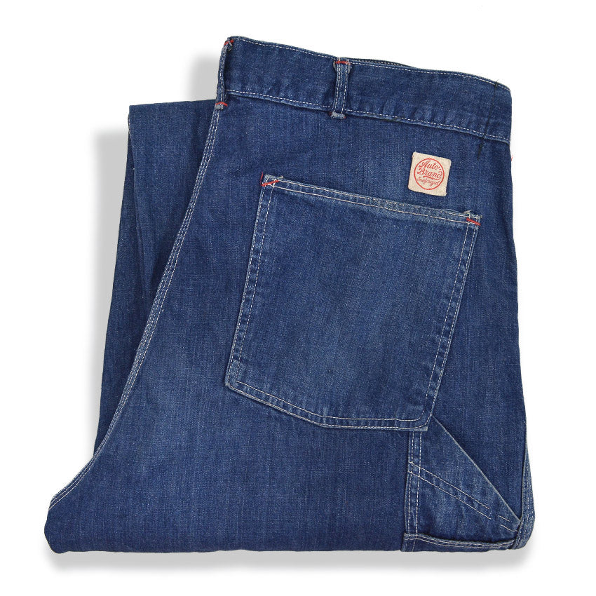 1950's~ AUTO BRAND DENIM PAINTER PANTS... W36 L29