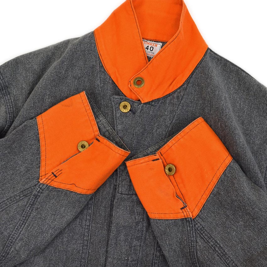 1950's TIMKEN TWO TONE COVERT WORK COVERALL... 40