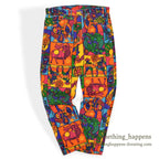 1960's~ CARHARTT CRAZY ZODIAC PATTERN PANTS...W35 L31