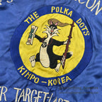 1950's JAPAN SOUVENIR JACKET 45TH TAC RECON SQD THE POLKA DOTS Sukajan... AS IS
