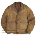 ~1970's BROWN LEATHER JACKET...