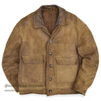 〜1970's BROWN LEATHER JACKET ...