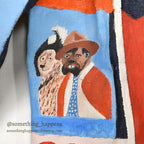 1970's Levi's FOLK ART PAINT 70505 small-e DENIM JACKET NON WASH ... 44