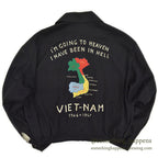 1960's VIETNAM SOUVENIR JACKET VIETNAM Fukuroku 66-67...