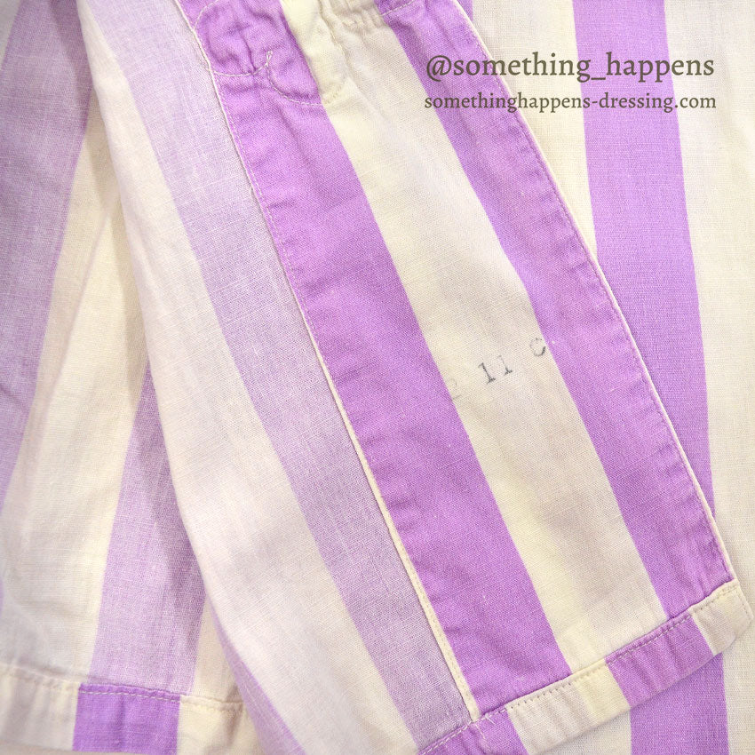 1930's〜 REID AND FORT PURPLE / WHITE PAJAMA SHIRT & PANTS ...
