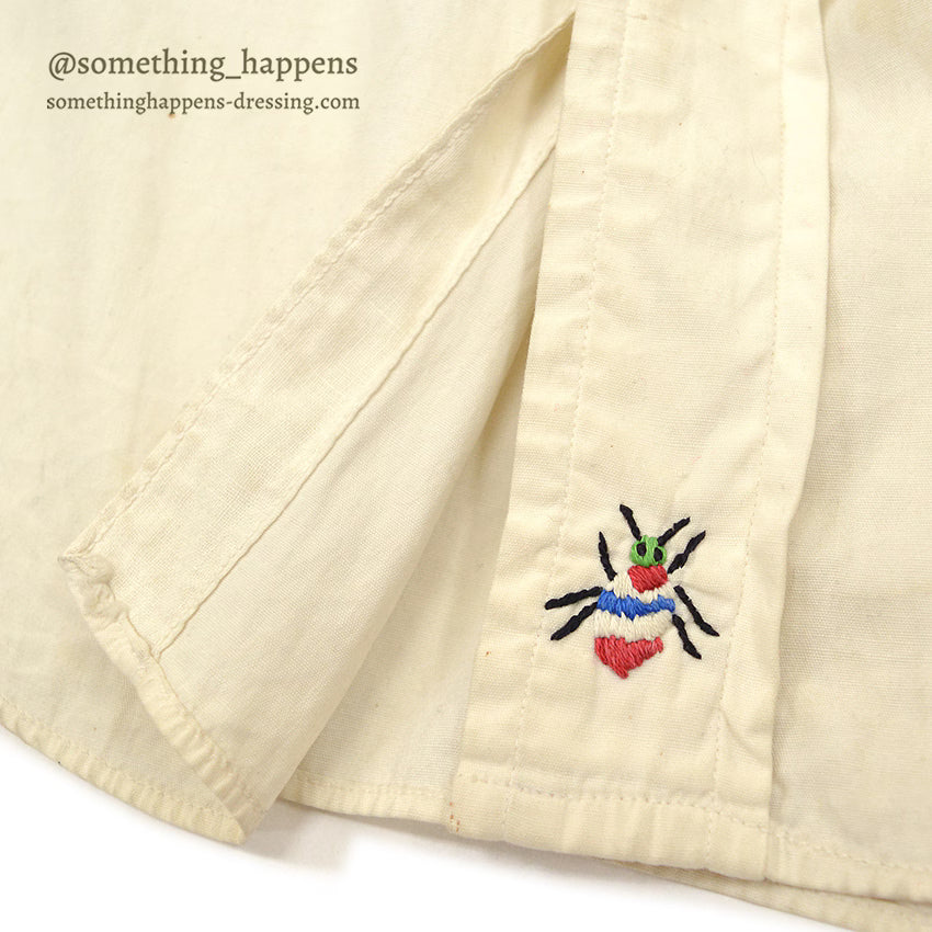 1940's~ THE COLONEL BY MACK MILITARY COOTIE EMBROIDERY SHIRT ... 15