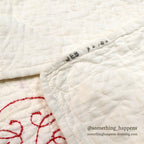 REDWORK HAND EMBROIDERY PATTERN BABY QUILT...85cm/64cm