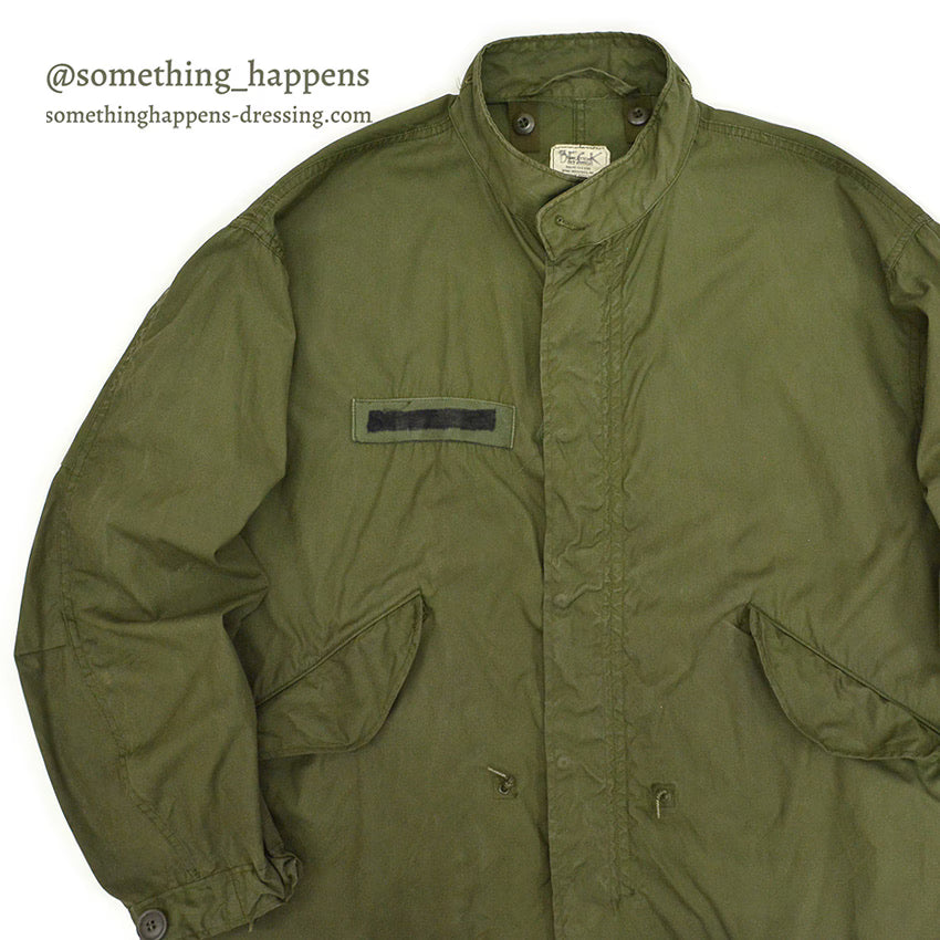 1970's USARMY M-65 PARKA, EXTREME COLD WEATHER STENCIL ON THE BACK... MR