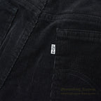 1990's Levi's 517 BOOT CUT CORDUROY PANTS BLACK MINT... W34/L34