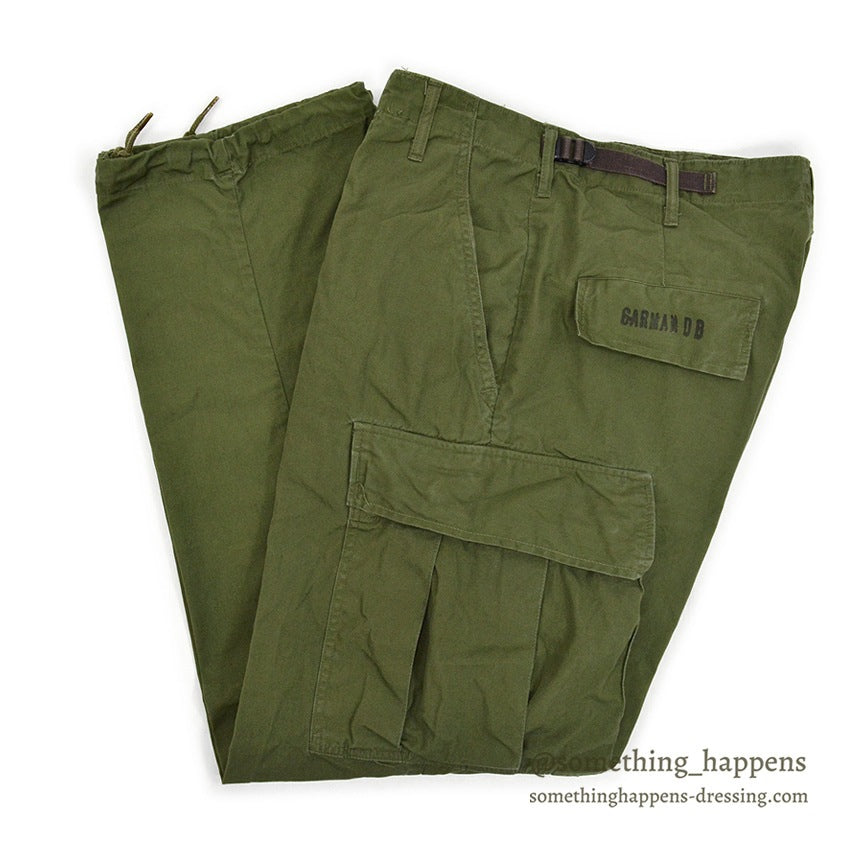 USARMY JUNGLE FATIGUE PANTS POPLIN STENCIL ... SMALL REGULAR