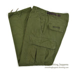 USARMY JUNGLE FATIGUE PANTS POPLIN STENCIL ... SMALL REGULAR