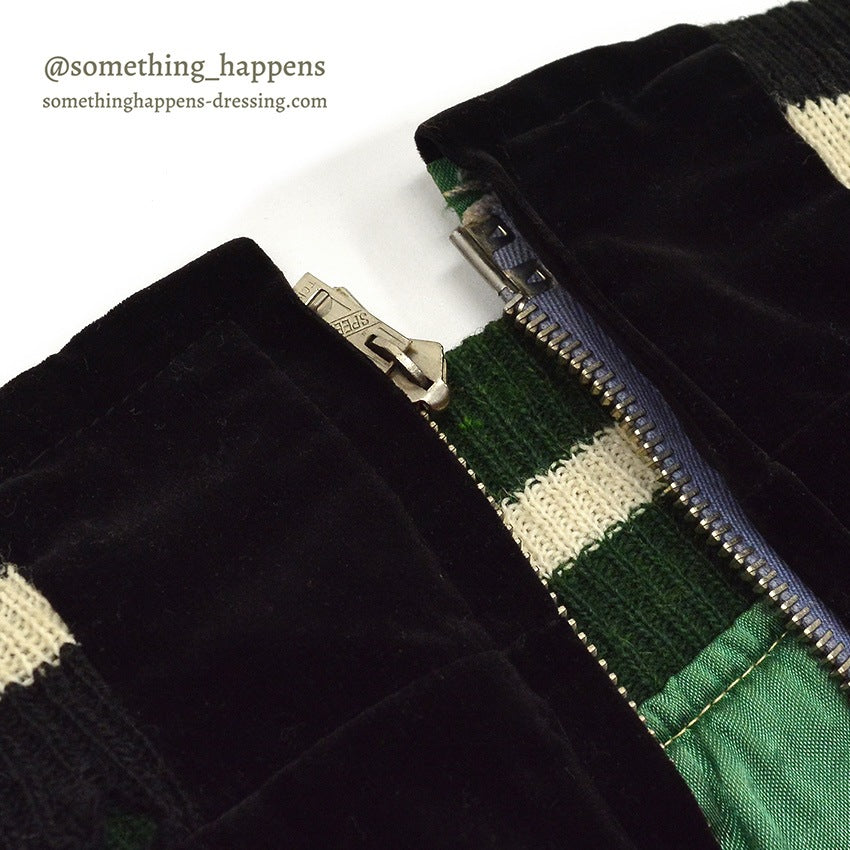 1950s JAPAN SOUVENIR JACKET (Sukajan) - Black Velvet - Japan Map - Maiko (Geisha)...