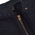 1980's DEADSTOCK Levi's 508 BLACK DENIM PANTS... W34/L34