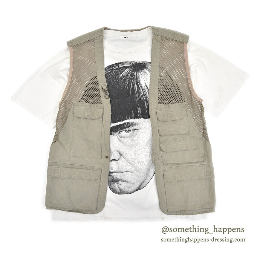 1980's BANANA REPUBLIC SAFARI MESH VEST...M