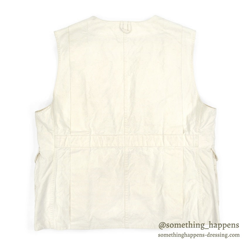 1990's~ FILSON SHELTER CLOTH HUNTING VEST NATURAL... L