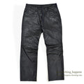 1970's~ SCULLY BLACK LEATHER PANTS...W33/L29