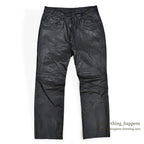 1970's~ SCULLY BLACK LEATHER PANTS...W33/L29