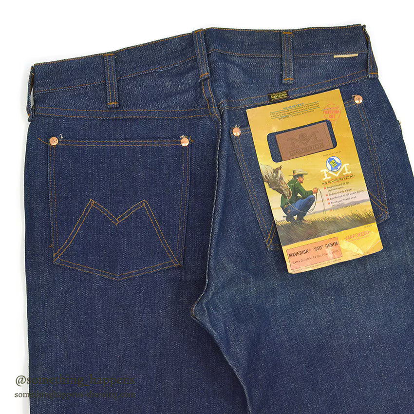 ~1970's DEADSTOCK MAVERICK 44MWZ DENIM PANTS ... W32/L29