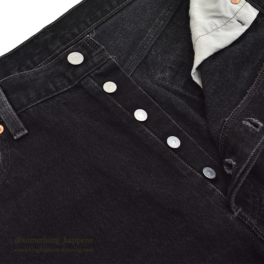 1990's Levi's 501 BLACK DENIM PANTS... W36 L30
