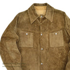 1960's~ SUPERIOR SUEDE LEATHER JACKET BROWN...