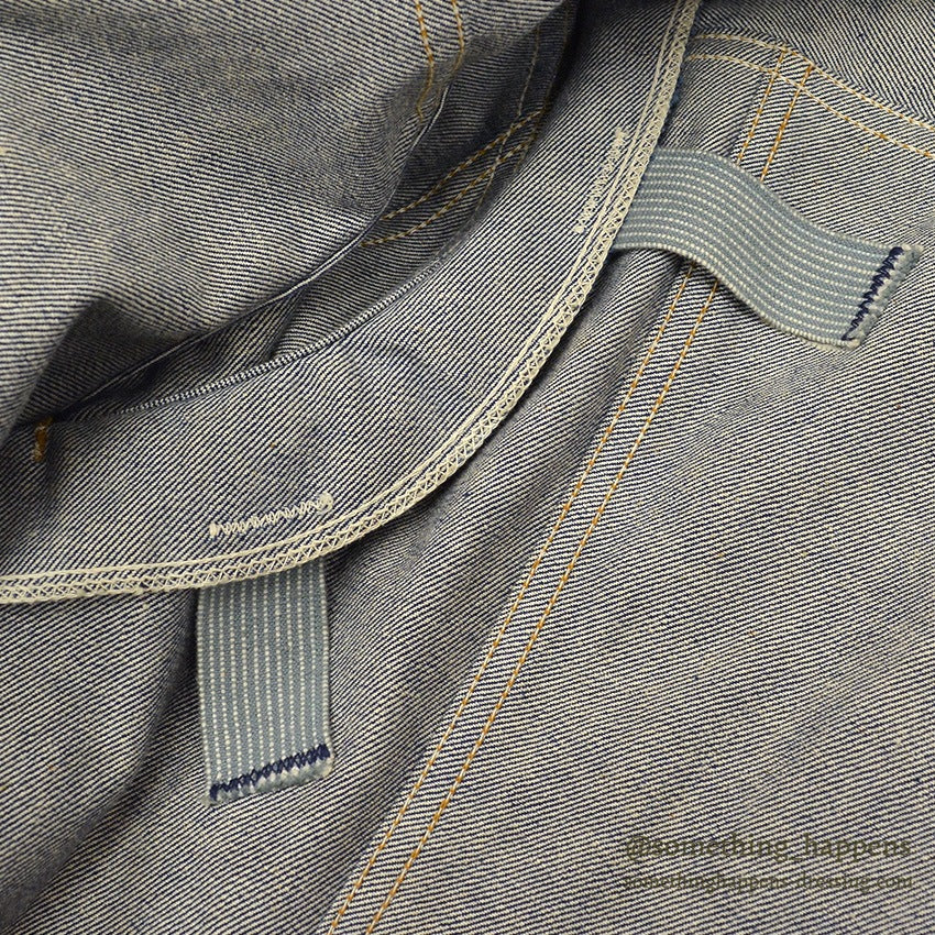 1960's WRANGLER 11MJZ DENIM JACKET NON WASH... 46