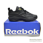 1990's DEADSTOCK REEBOK REJUVENATION BLACK LEATHER SHOES... 27.0cm