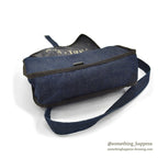 ~1940's AMERICAN RED CROSS DENIM SHOULDER DITTY BAG...