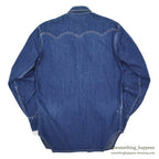 1950's DALL SMITH DENIM DENIM WESTERN SHIRT ...