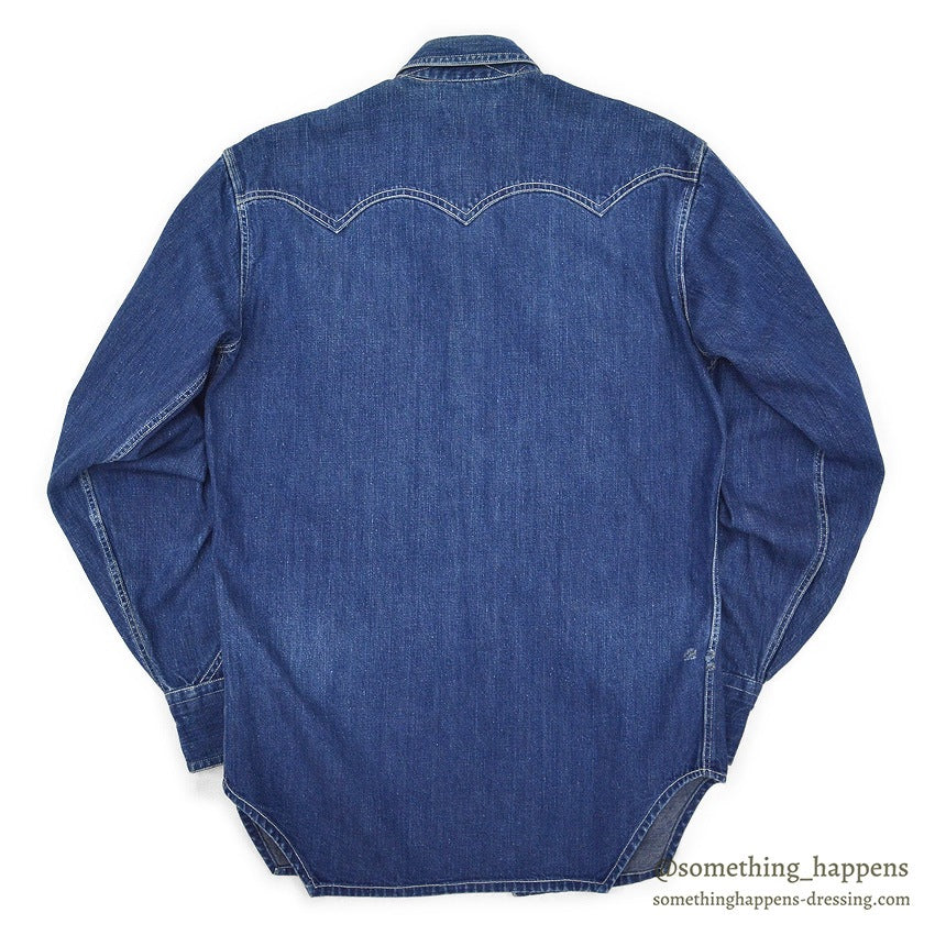 1950's DALL SMITH DENIM DENIM WESTERN SHIRT ...
