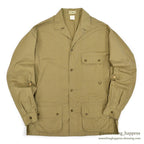 1980's~ LLBEAN COTTON POPLIN SAFARI JACKET...