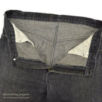 1980's Levi's 505 BLACK STRIPE DENIM PANTS... W36/L28
