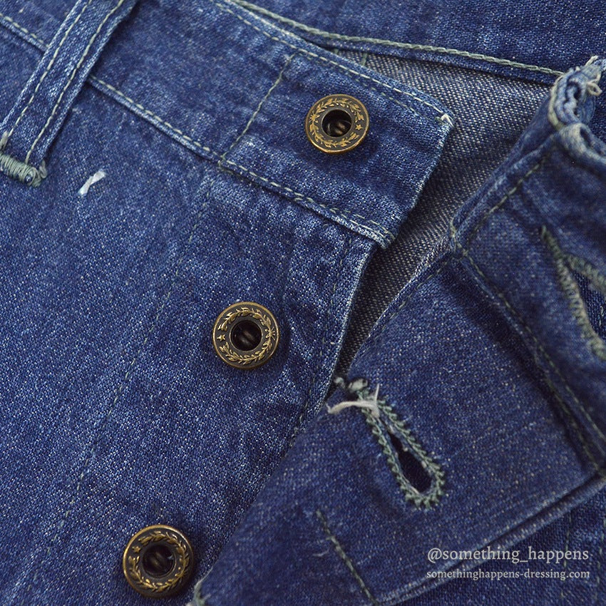 1940's WW2 DENIM TROUSERS ... W34