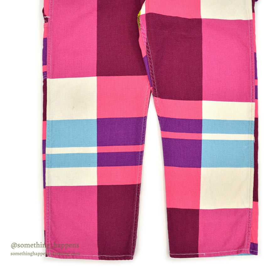 1960's~ SKYR CRAZY COLOR WORK OVERALL ... W38/L28